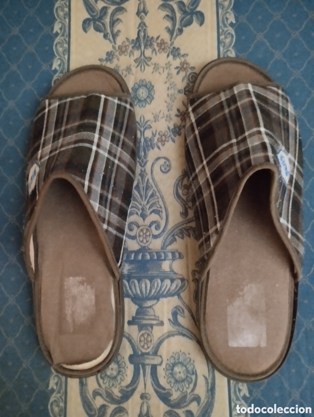 Vintage: Zapatillas (de casa - verano) Marca R. Bernal C. Num.43 Marron.