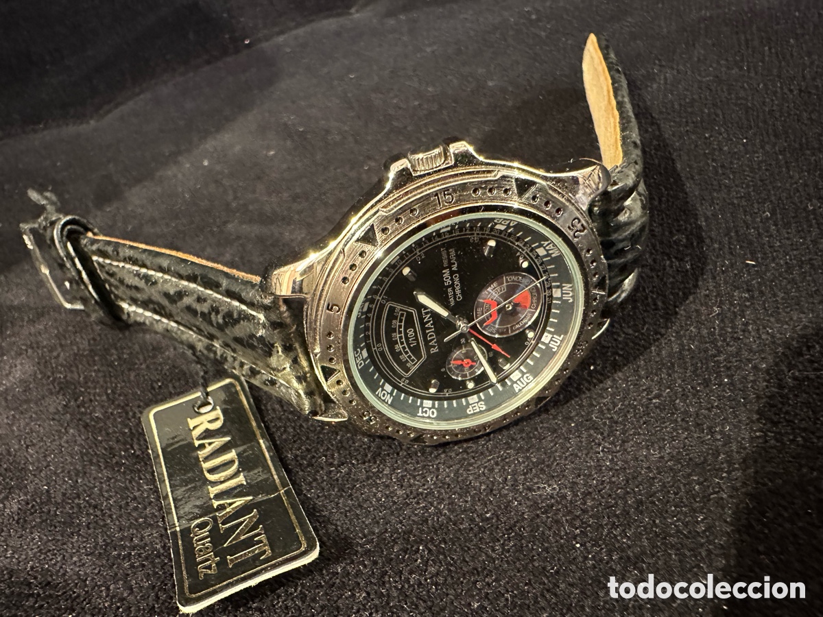 Vintage: Reloj Vintage Radiant Quartz Chrono Alarm a&ntilde;os 90 - Nuevo Stock de Joyer&iacute;a con Etiqueta