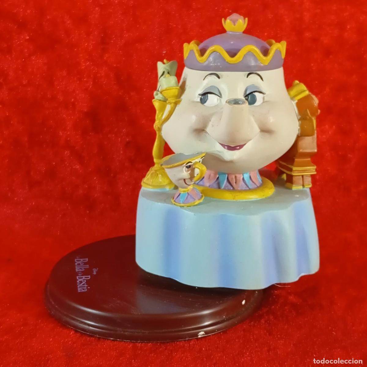 Vintage: CAJA DE M&Uacute;SICA VINTAGE - SRA. POTTS, LA BELLA Y LA BESTIA - DISNEY - PLANETA DE AGOSTINI - 11,5 CM