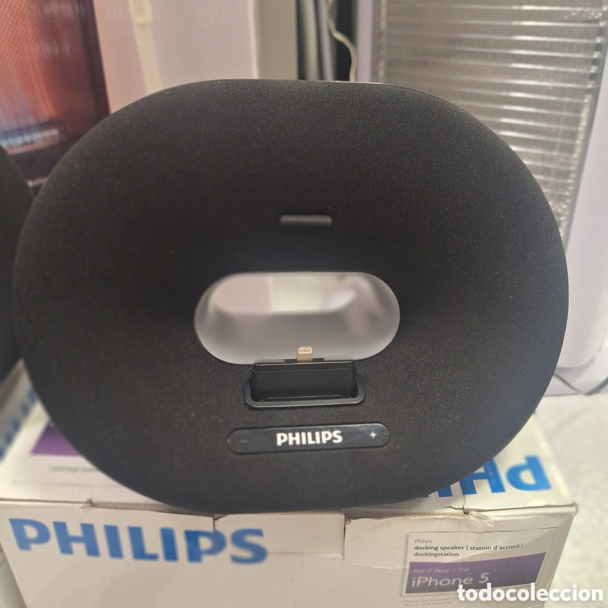 Vintage: Lote de 5 altavoces de la marca Philips