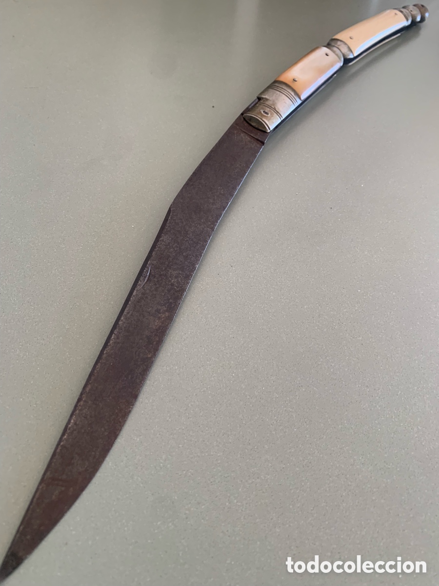 Vintage: Navaja gran formato francesa sobre 1840