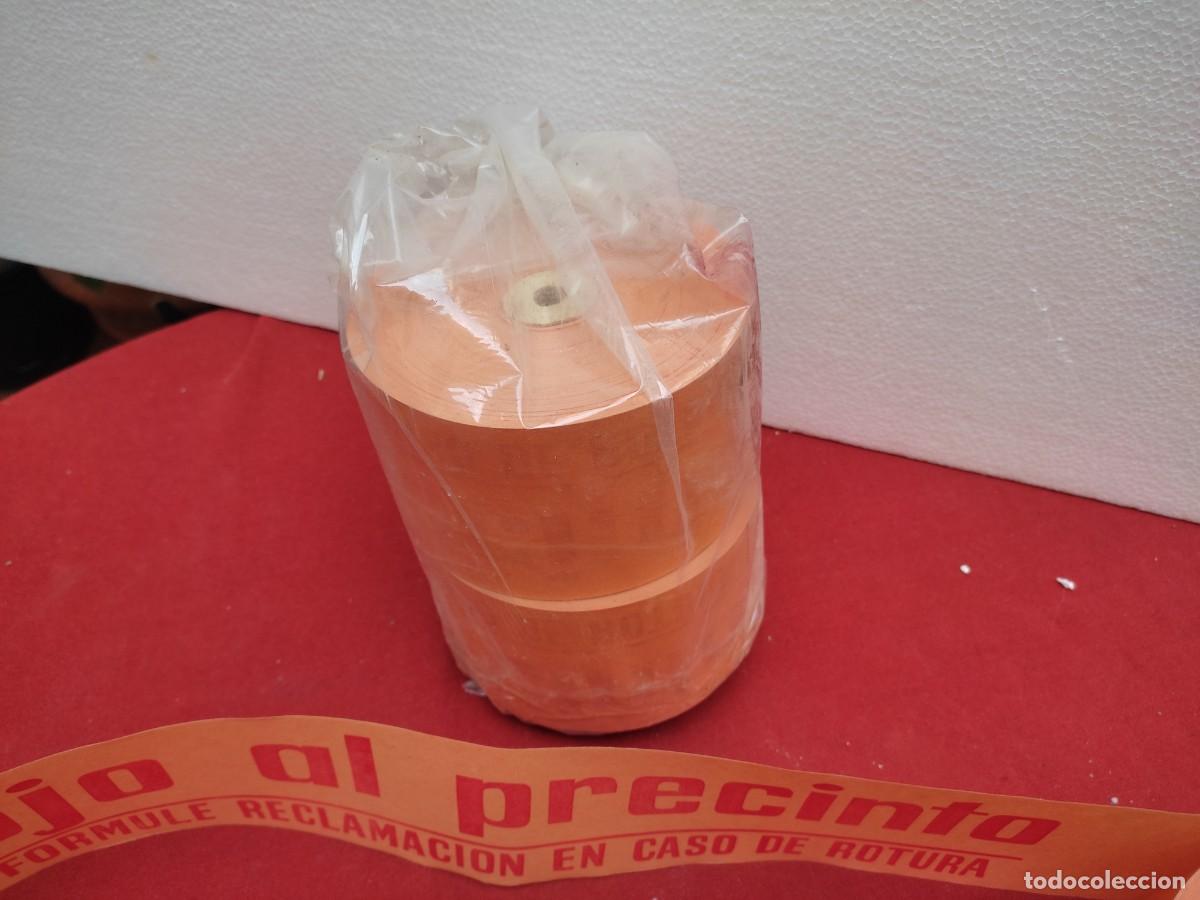 Vintage: 3 rollos autoadhesivos con cartel &rdquo;ojo al precinto&rdquo; - Foto 4