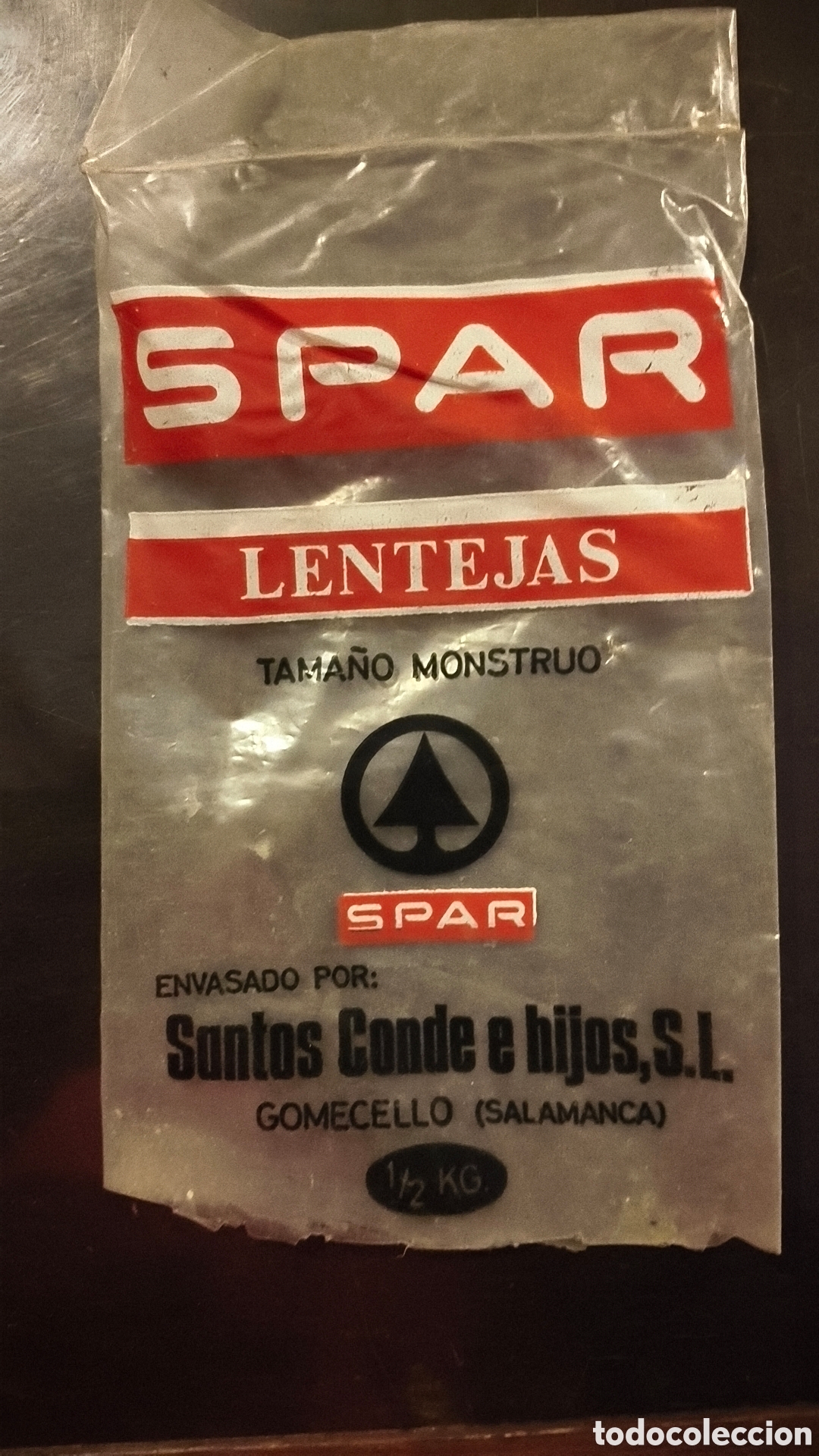 Vintage: Antigua bolsa de lentejas spar gomecello salamanca castilla