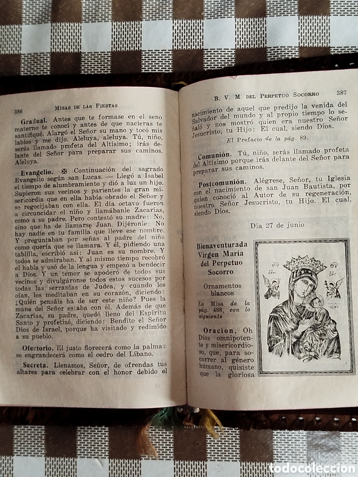 Vintage: Misal con funda de curro repujado - Foto 5