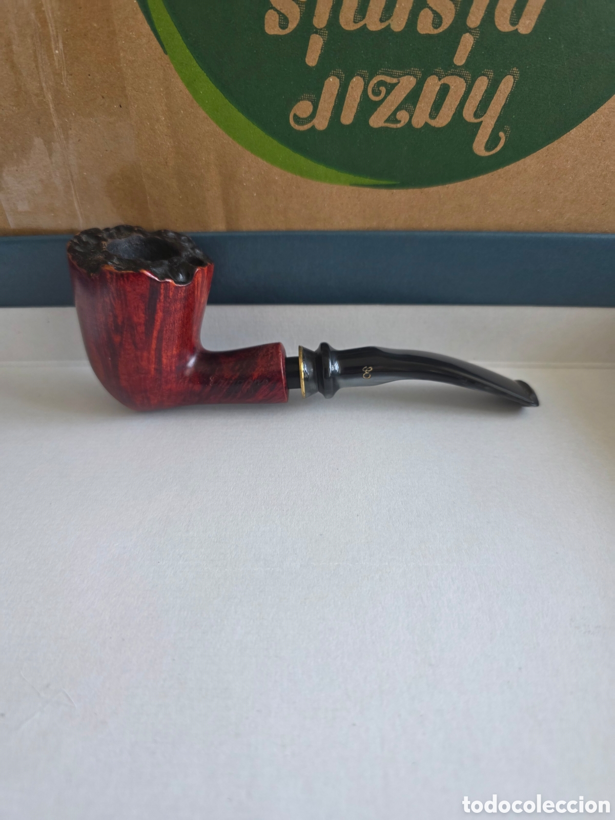Vintage: Pipa de Brezo Italiana Ermanno Elite Freehand - Hecha a Mano (Usada)
