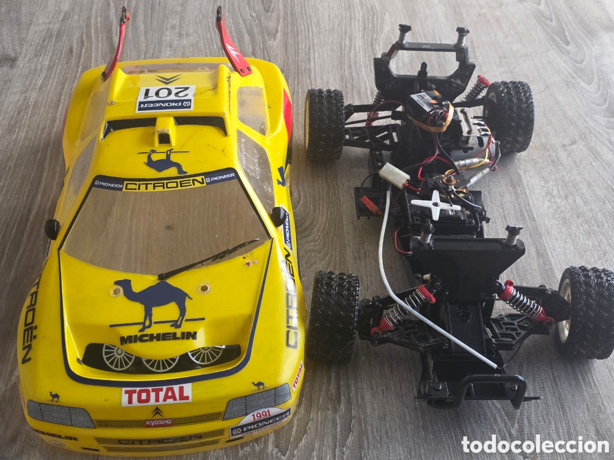 Vintage: kyosho citro&euml;n zx rallye raid 3163 rc vintage a&ntilde;os 90