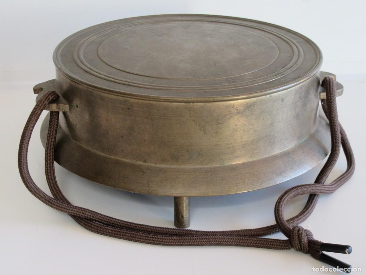 Vintage: GRAN SURIGANE GONG TEMPLO ANTIGUO JAPON 1861 FINALES PERIODO EDO KYOTO 2,45 KG
