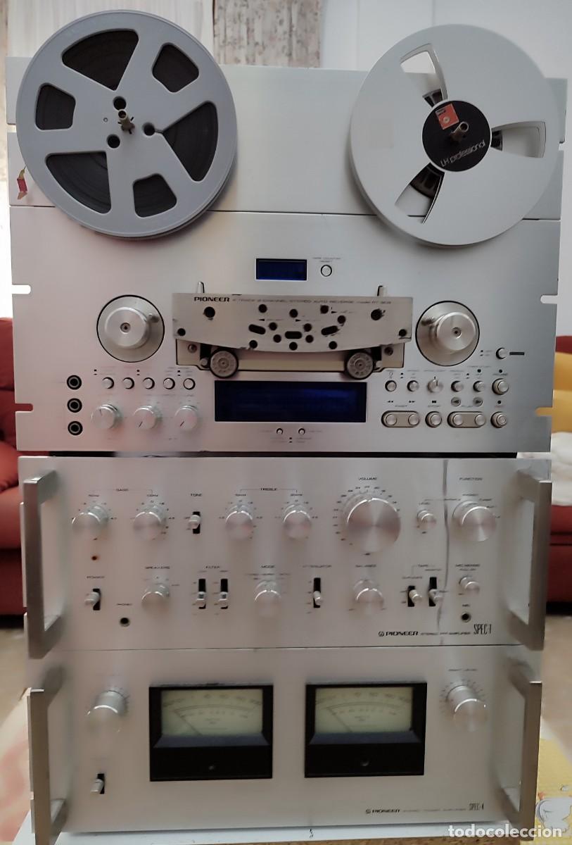 Vintage: ESPECTACULAR CONJUNTO DE AUDIO VINTAGE PIONEER. COMPUESTO POR: RT-909, SPEC-1 y SPEC-4