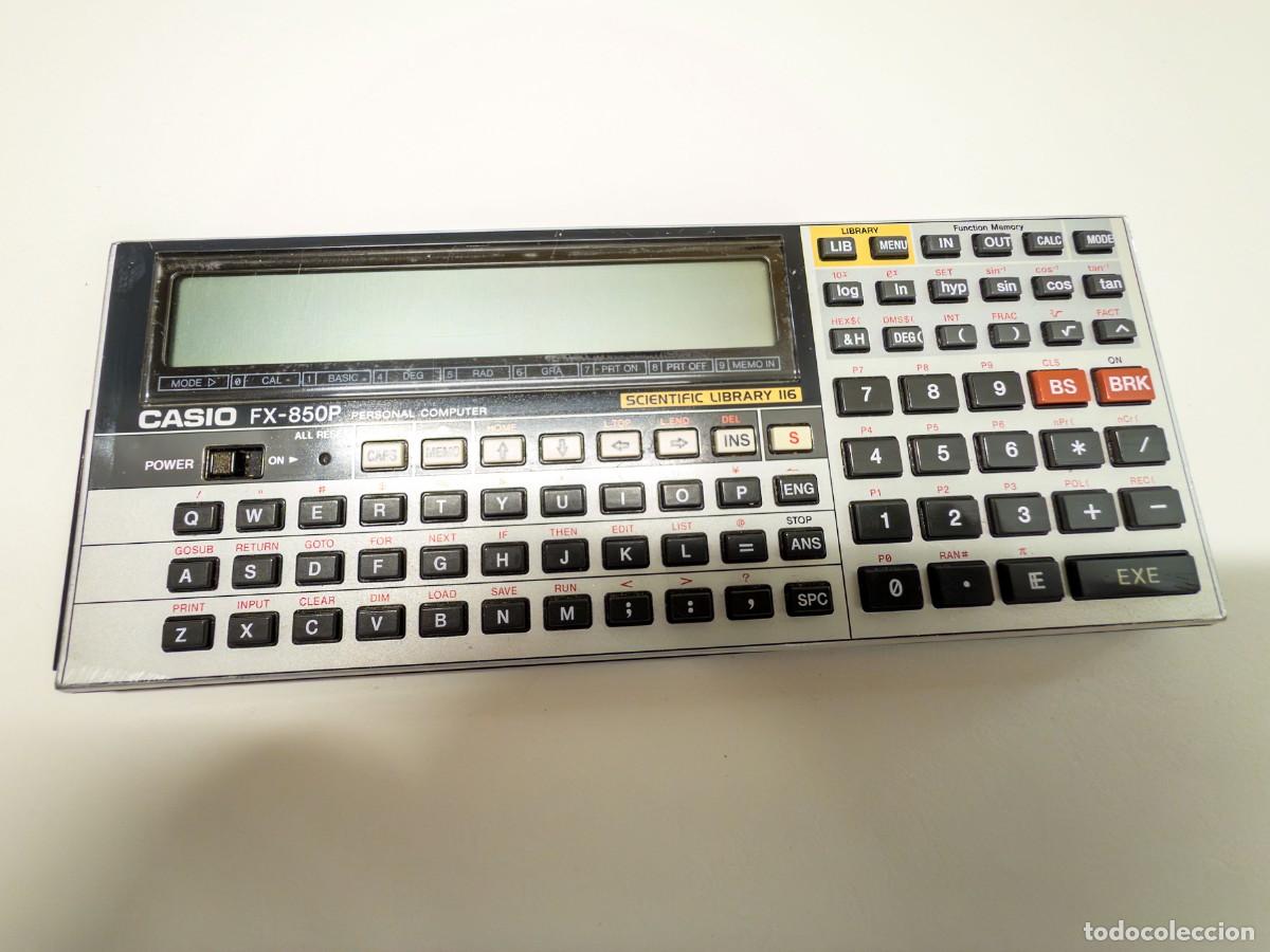 Vintage: Casio FX-850P ordenador de bolsillo programable BASIC - Foto 2
