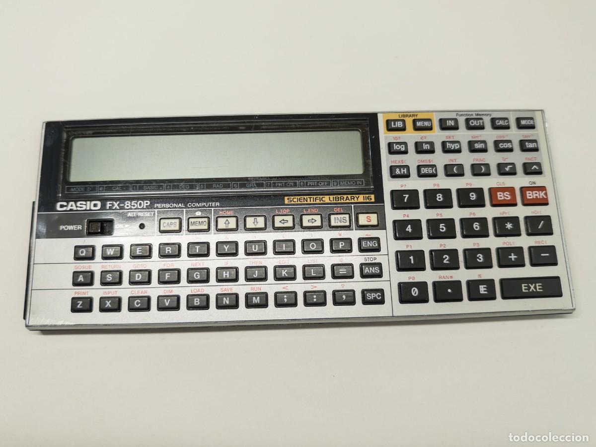 Vintage: Casio FX-850P ordenador de bolsillo programable BASIC - Foto 6