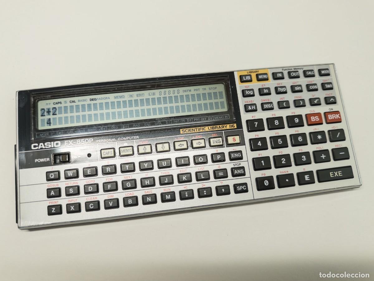 Vintage: Casio FX-850P ordenador de bolsillo programable BASIC - Foto 7