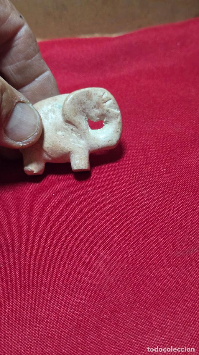 Vintage: mini elefante de piedra - Foto 2