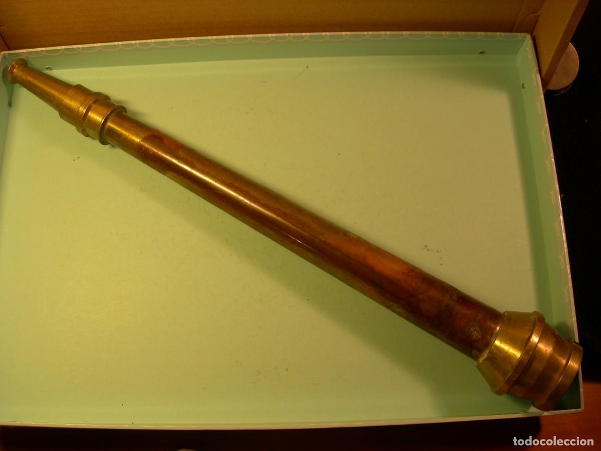 Vintage: ANTIGUA BOQUILLA DE BRONCE PARA MANGUERA DE BOMBEROS