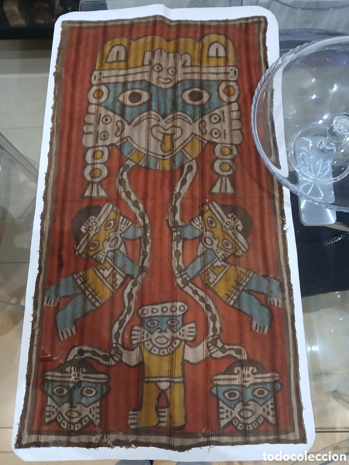 Vintage: Tapiz de decoracion para enmarcar