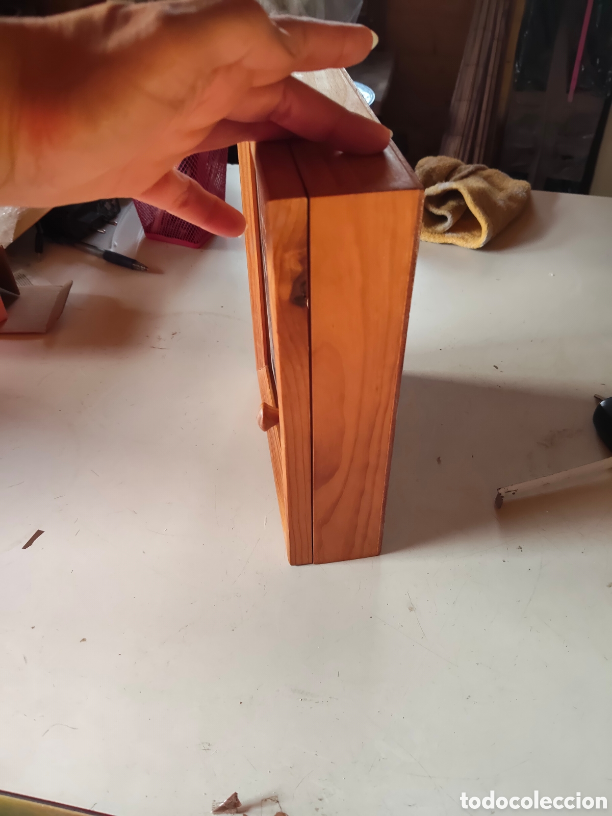 Vintage: Colgador de llaves de madera - Foto 3