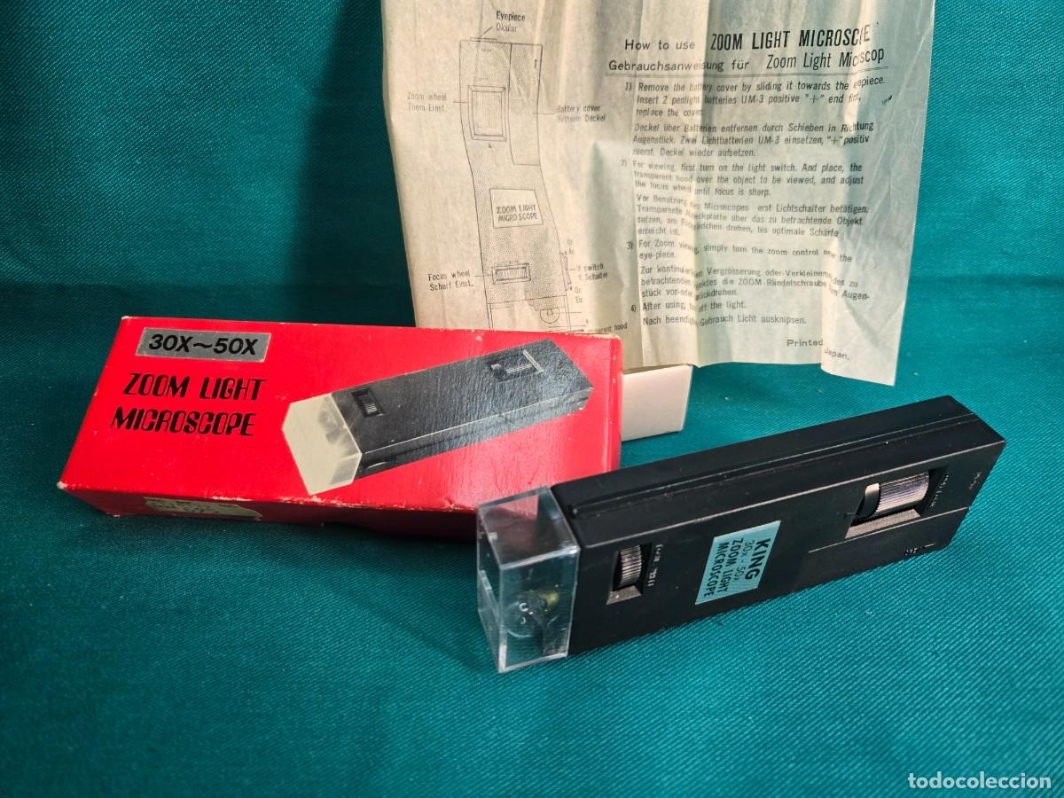 Vintage: MICROSCOPIO LINTERNA ZOOM KING , VINTAGE - Foto 1