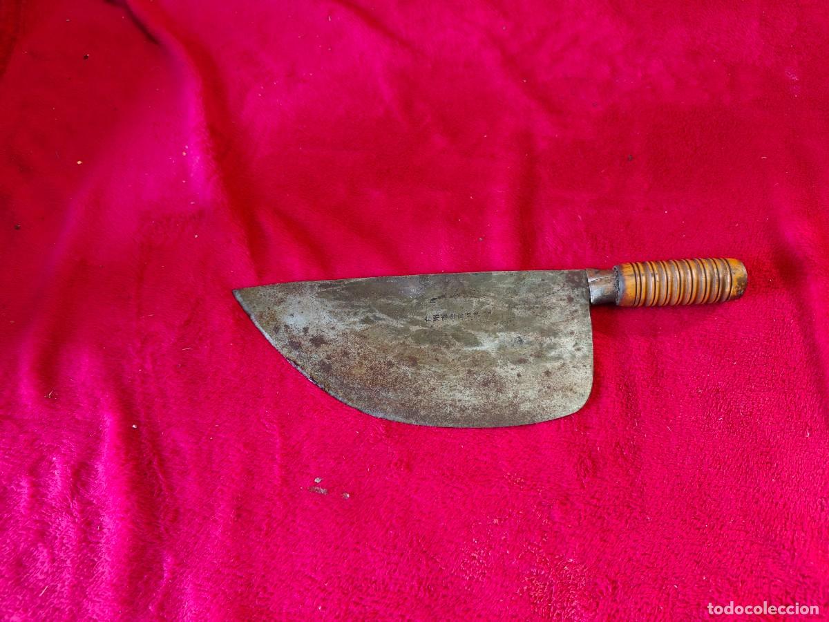 Vintage: cortante de cocina japones a identificar, tal como se ve en fotos.