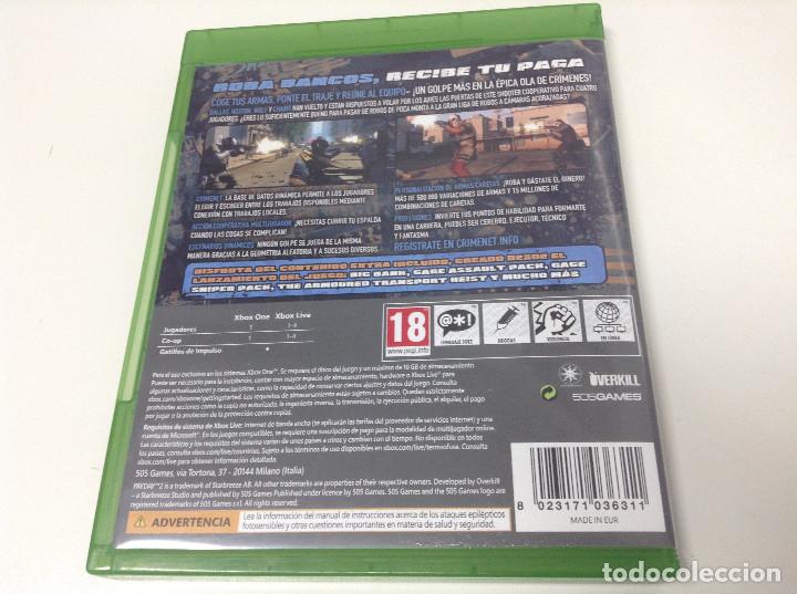 Xbox One de segunda mano: PAYDAY 2 CRIMEWAVE EDITION - Foto 2