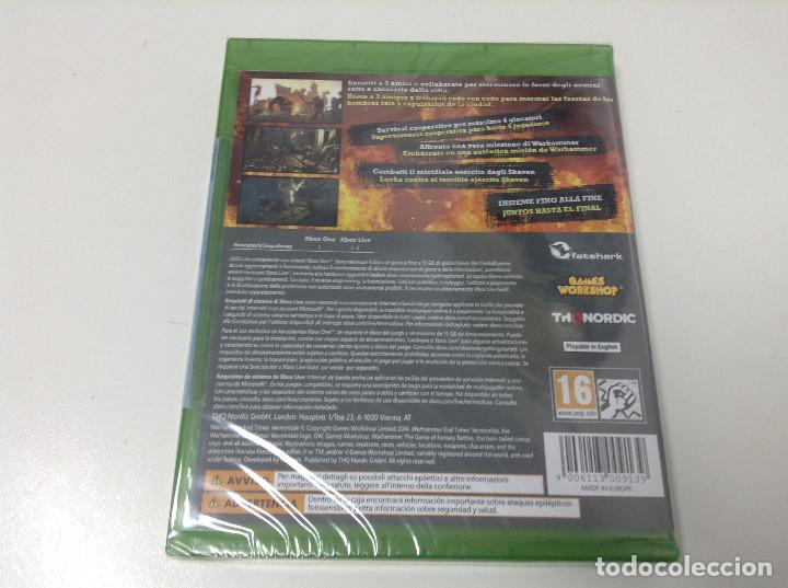 Xbox One de segunda mano: WARHAMMER THE END TIMES VERMINTIDE - Foto 2