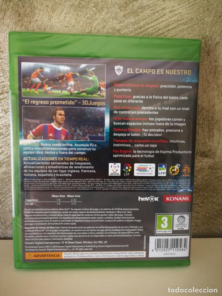 Xbox One de segunda mano: PES 2015 XBOX ONE PRECINTADO - Foto 2