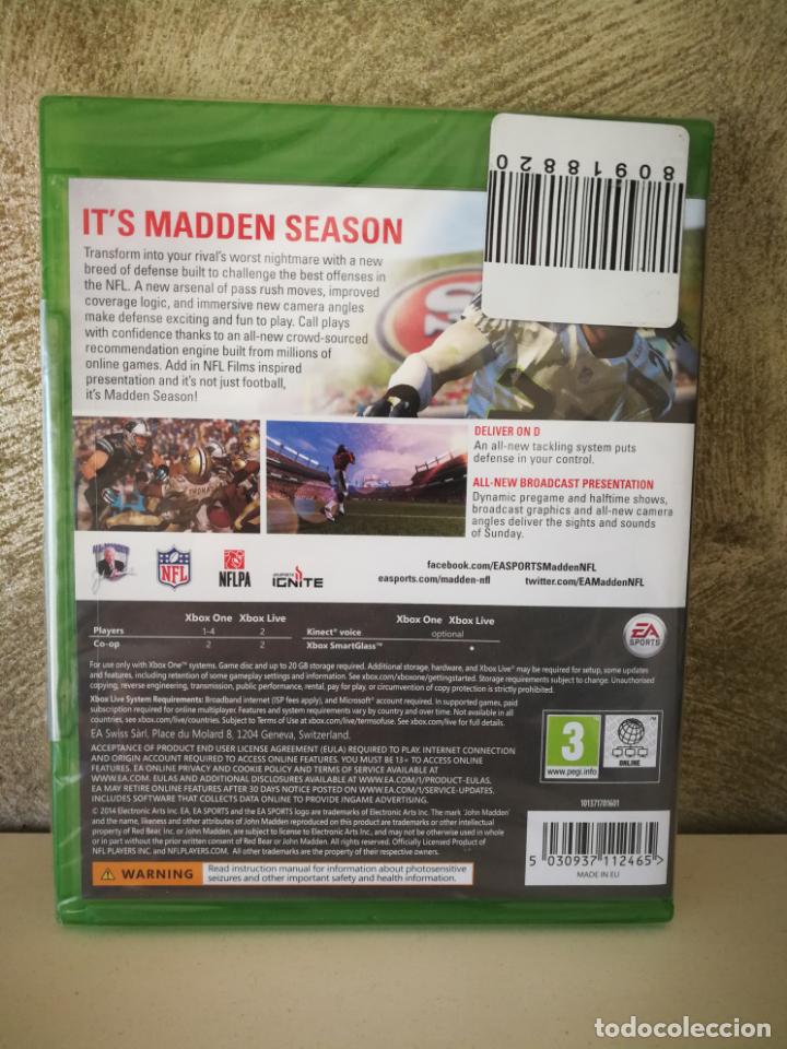 Xbox One de segunda mano: MADDEN NFL 15 XBOX ONE PRECINTADO - Foto 2