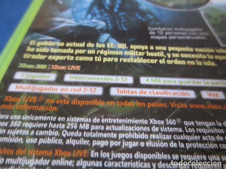 Xbox One de segunda mano: XBOX 360 / SNIPER GHOST WARRIOR - PAL ESPA&Ntilde;A - Foto 15