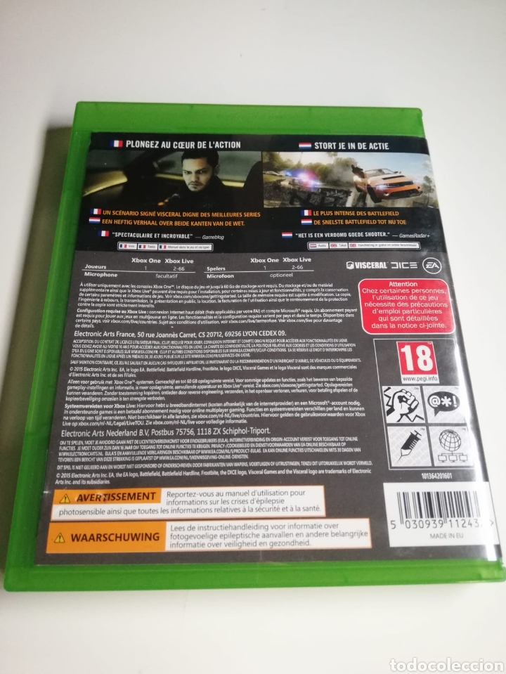Xbox One de segunda mano: Battlefield Hardline Xbox One - Foto 2