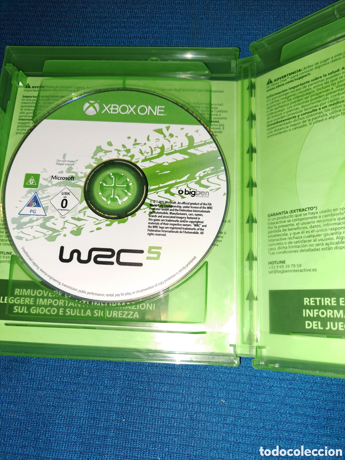Xbox One de segunda mano: XBOX ONE WRC 5 BIGBEN INTERACTIVE, CASTELLANO - Foto 3