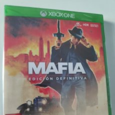 Xbox One de segunda mano: JUEGO MAFIA EDICION DEFINITIVA XBOX ONE PAL ESPAÑA NUEVO. Lote 401201389
