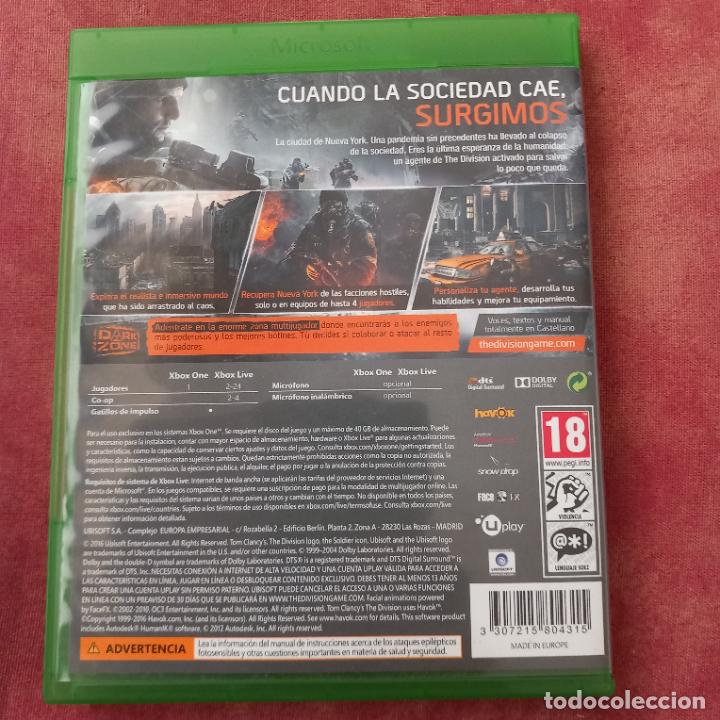 Xbox One de segunda mano: Tom Clancys: The Division - Microsoft Xbox One - Foto 3