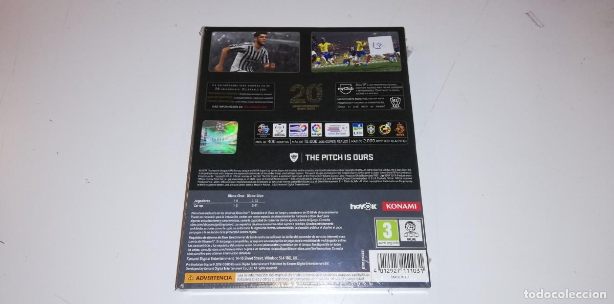Xbox One de segunda mano: PES2016 PRO EVOLUTION SOCCER- ESPA&Ntilde;A- PRECINTADO - Foto 2