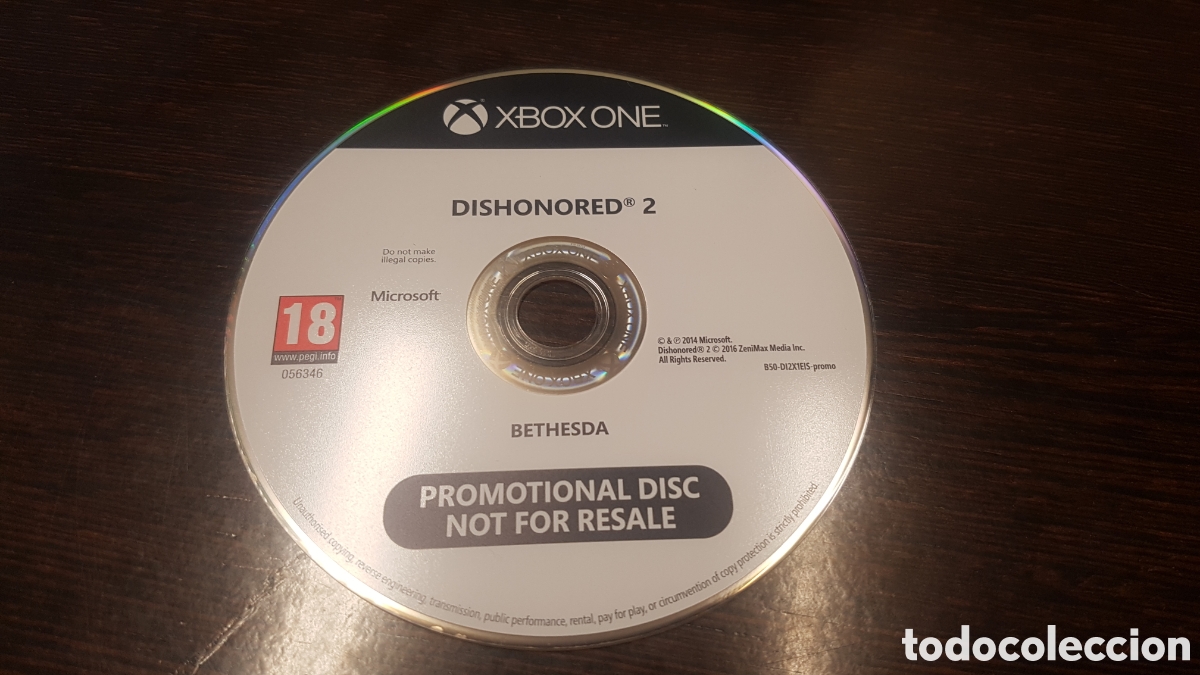 Xbox One de segunda mano: DISHONORED 2 XBOX ONE - Foto 1
