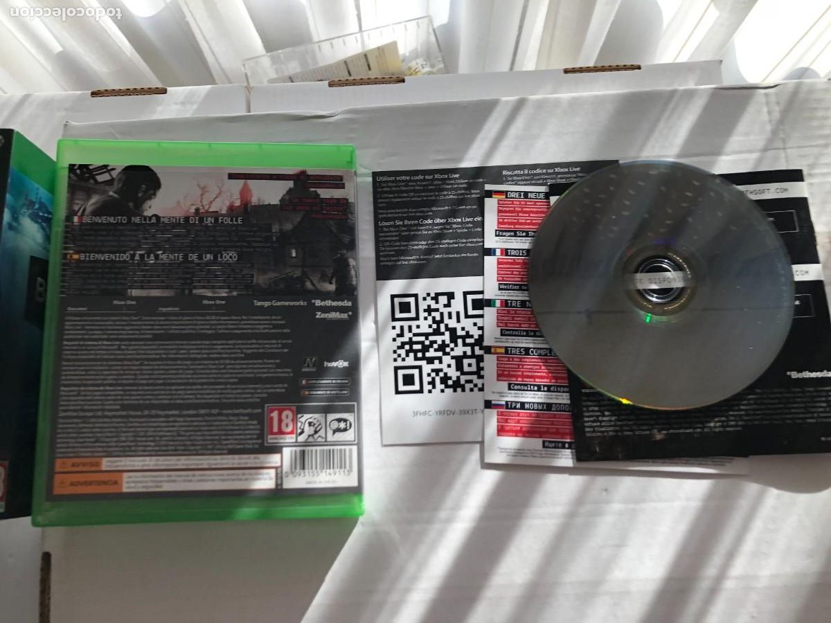 Xbox One de segunda mano: THE EVIL WITHIN - XBOX ONEX-BOX KXONE REATEN - Foto 2