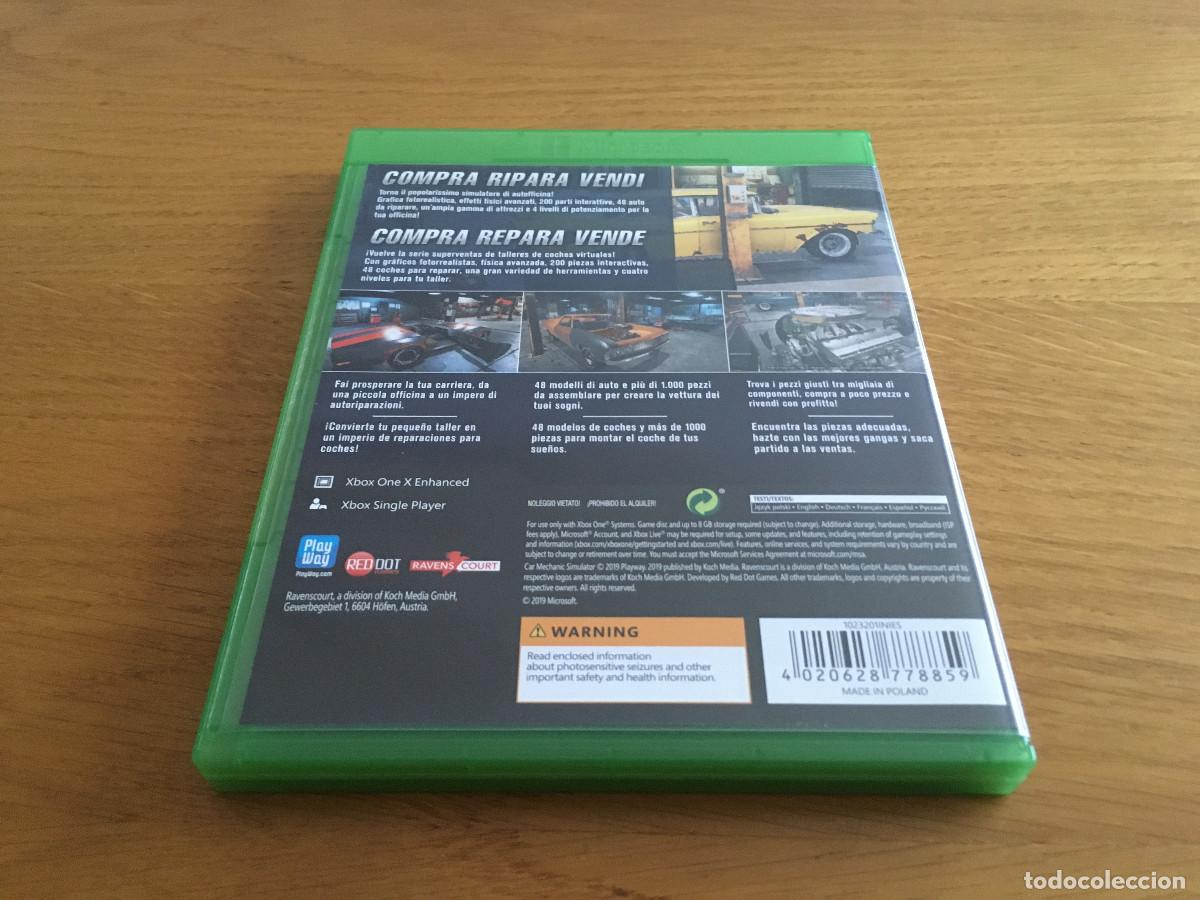 Xbox One de segunda mano: Car mechanic simultator para Xbox One X - Foto 2
