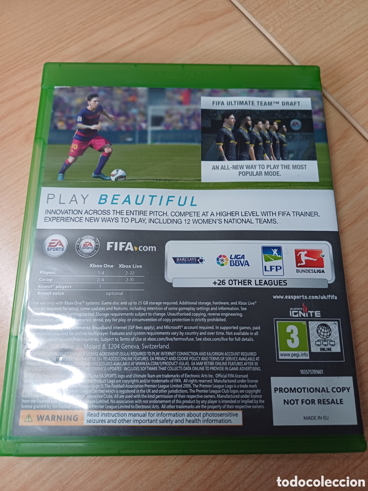 Xbox One de segunda mano: FIFA 16 MICROSOFT XBOX ONE - Foto 2