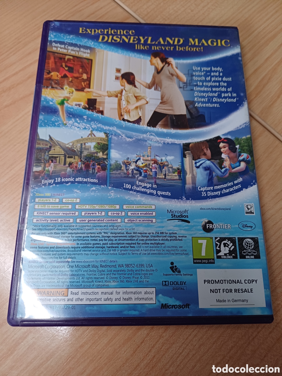 Xbox One de segunda mano: KINECT DISNEYLAND ADVENTURES XBOX 360 - Foto 2
