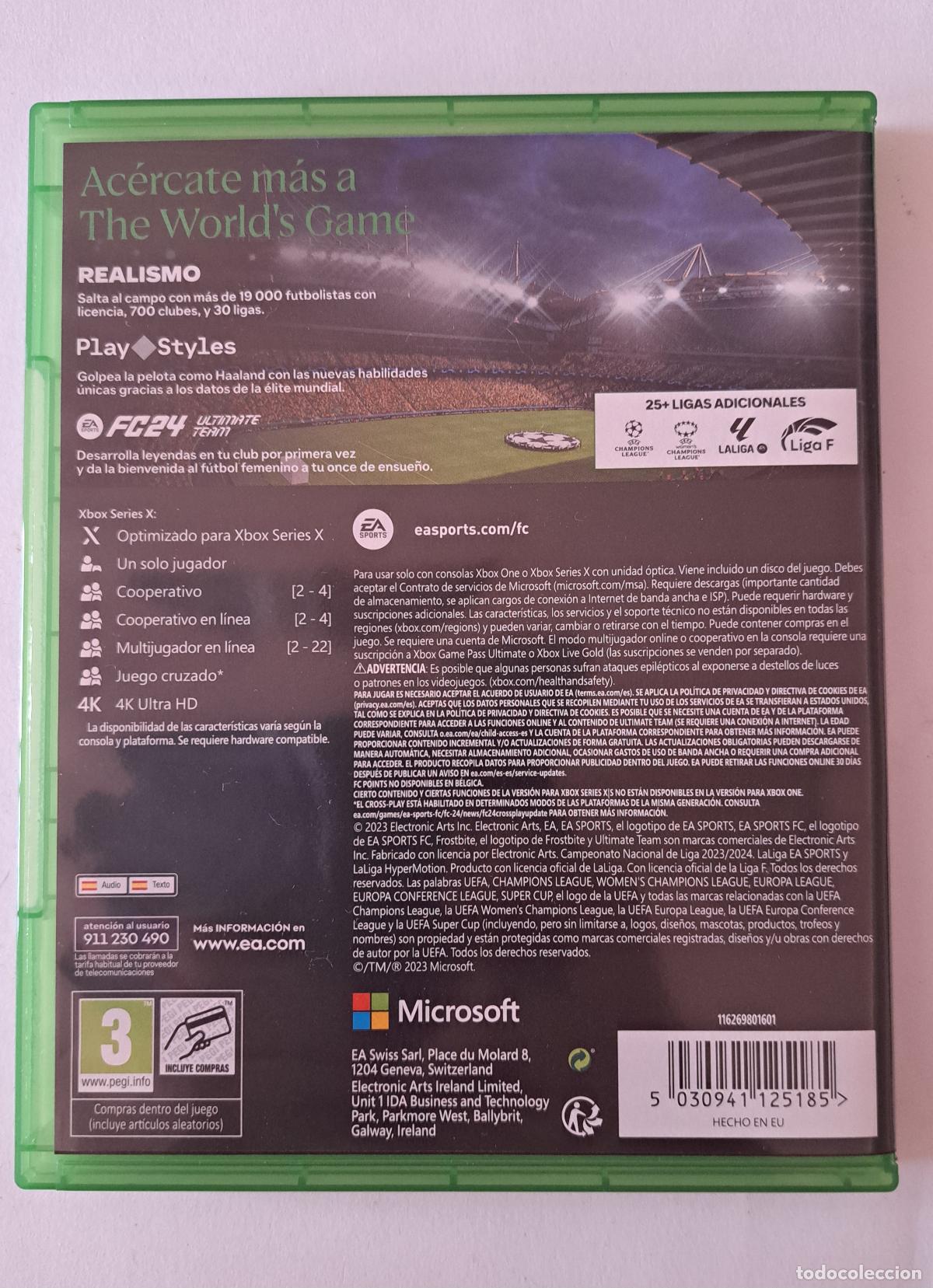 Xbox One de segunda mano: FC 24 (X-Box Series X) PAL - Foto 2