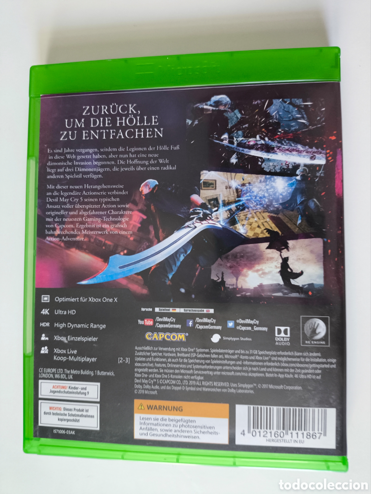 Xbox One de segunda mano: Juego devil may cry 5 Xbox one pal - Foto 2