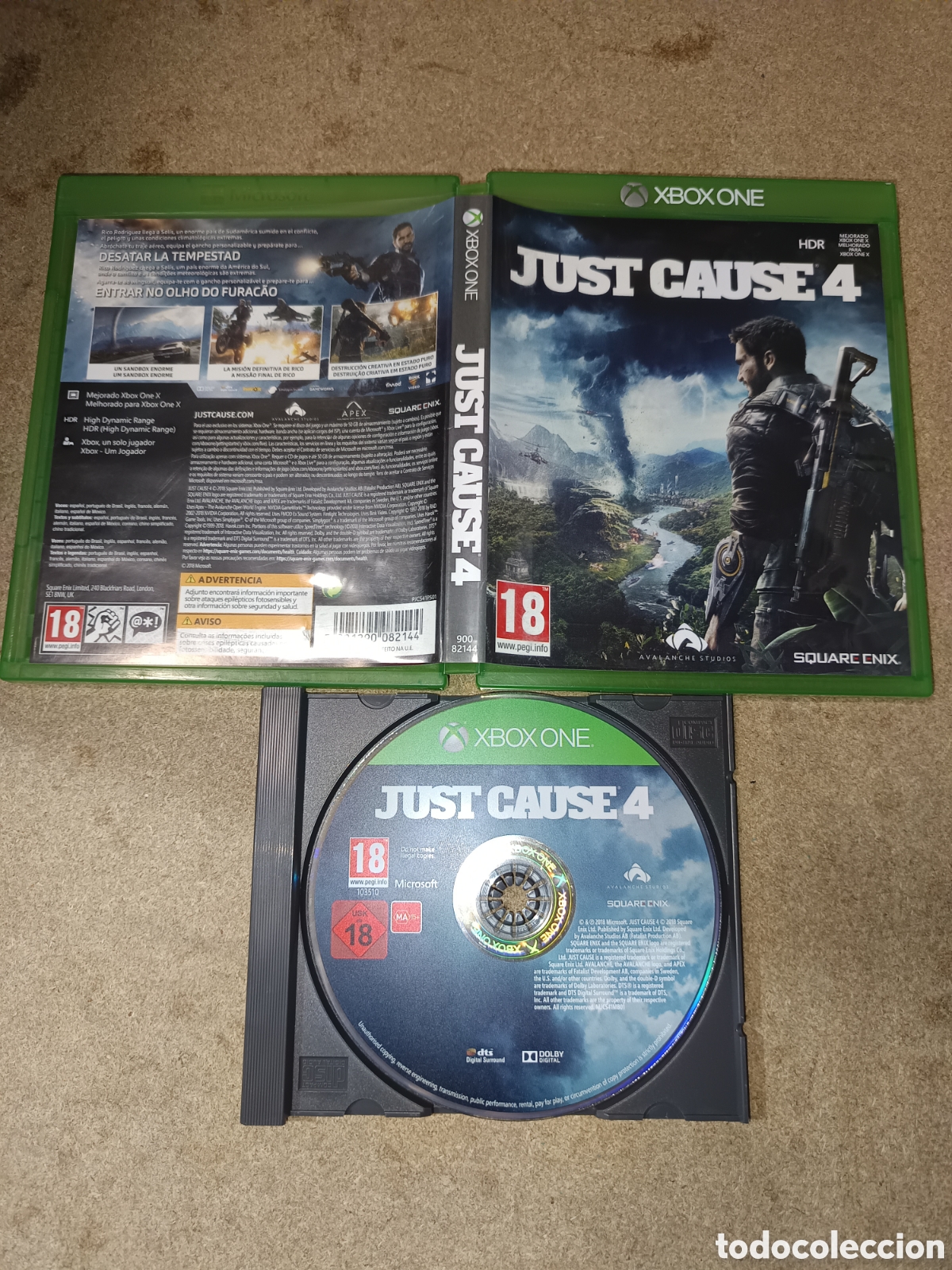 Xbox One de segunda mano: XBOX ONE JUST CAUSE 4 PAL ESP COMPLETO - Foto 1