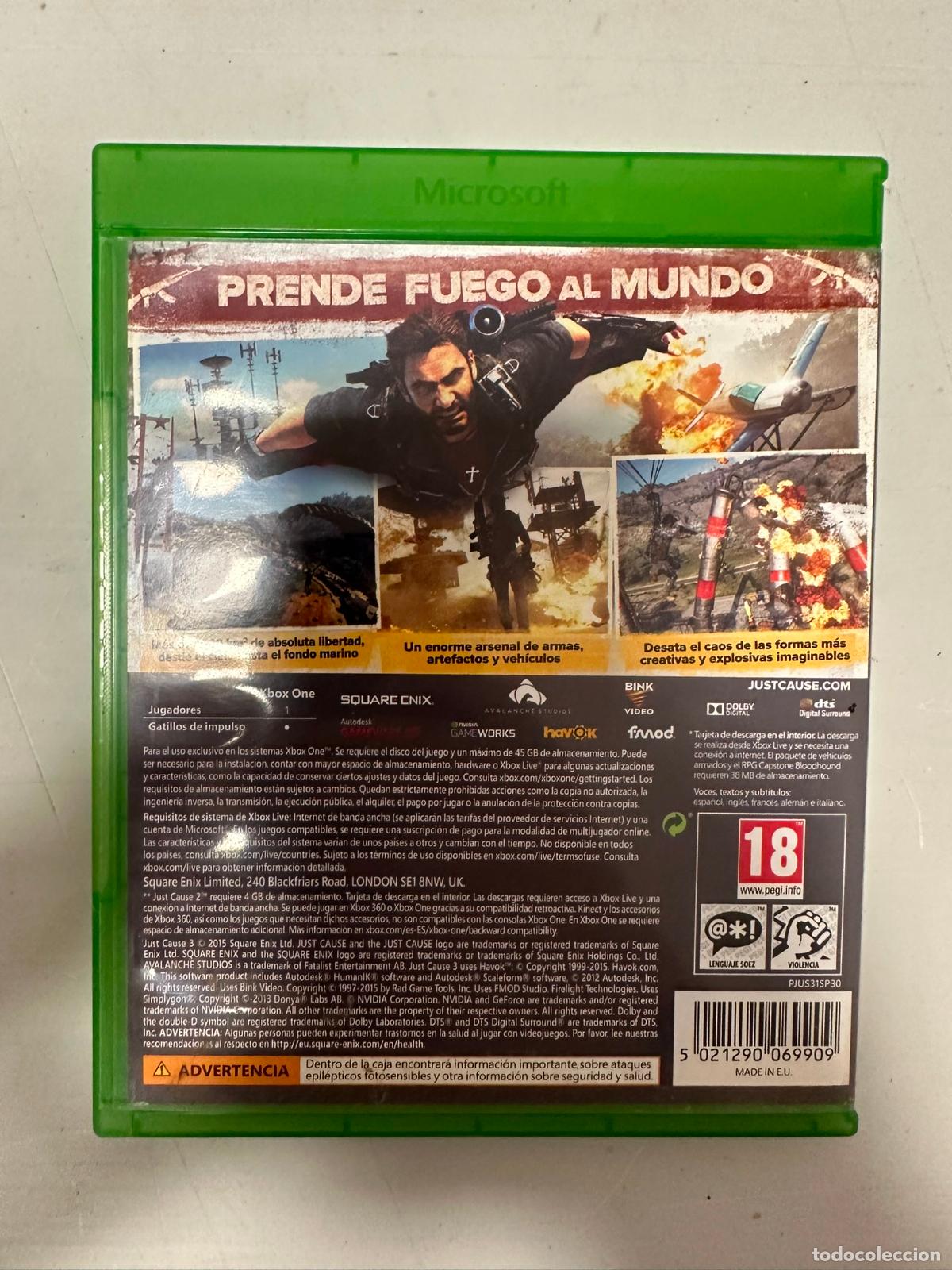 Xbox One de segunda mano: Just cause 3 - XBOX one - Pal esp - Foto 3