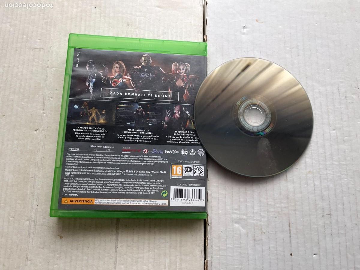 Xbox One de segunda mano: INJUSTICE 2 - XBOX ONE XONE KREATEN - Foto 2