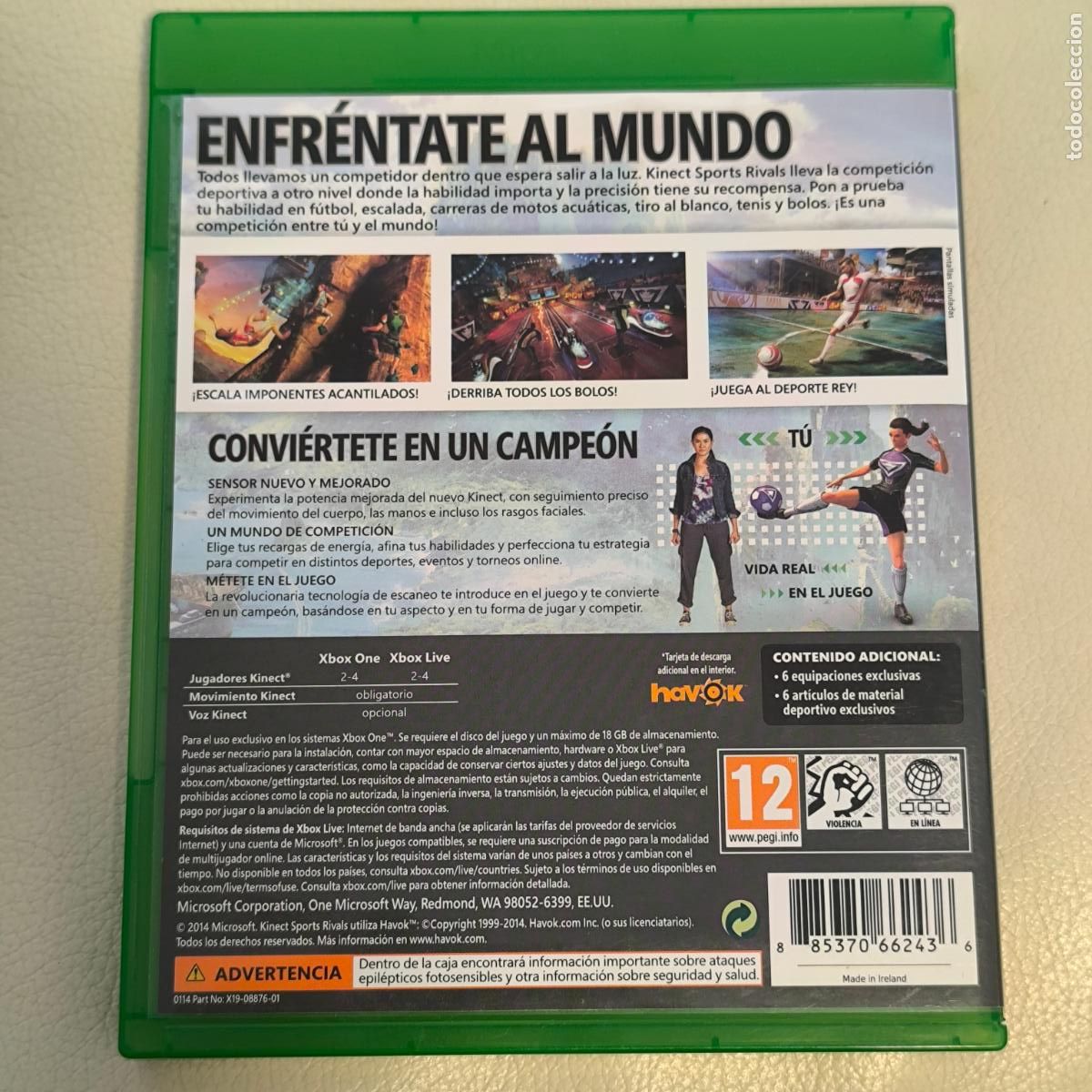 Xbox One de segunda mano: Kinect Sports: Rivals Xbox one - Foto 2