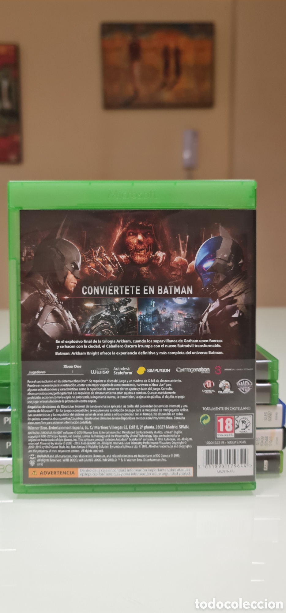 Xbox One de segunda mano: BATMAN ARKHAM KNIGHT XBOX ONE PAL ESPA&Ntilde;A - Foto 3