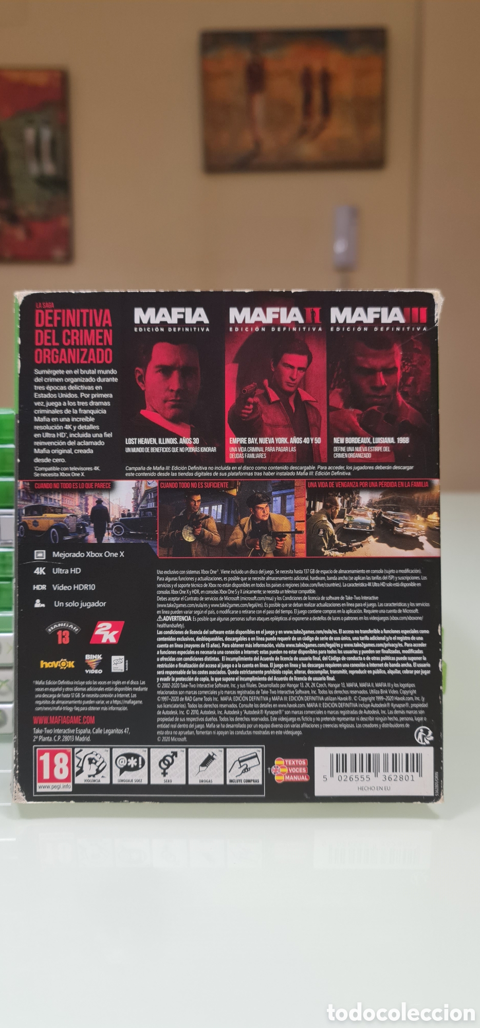 Xbox One de segunda mano: MAFIA TRILOGY XBOX ONE PAL ESPA&Ntilde;A - Foto 3
