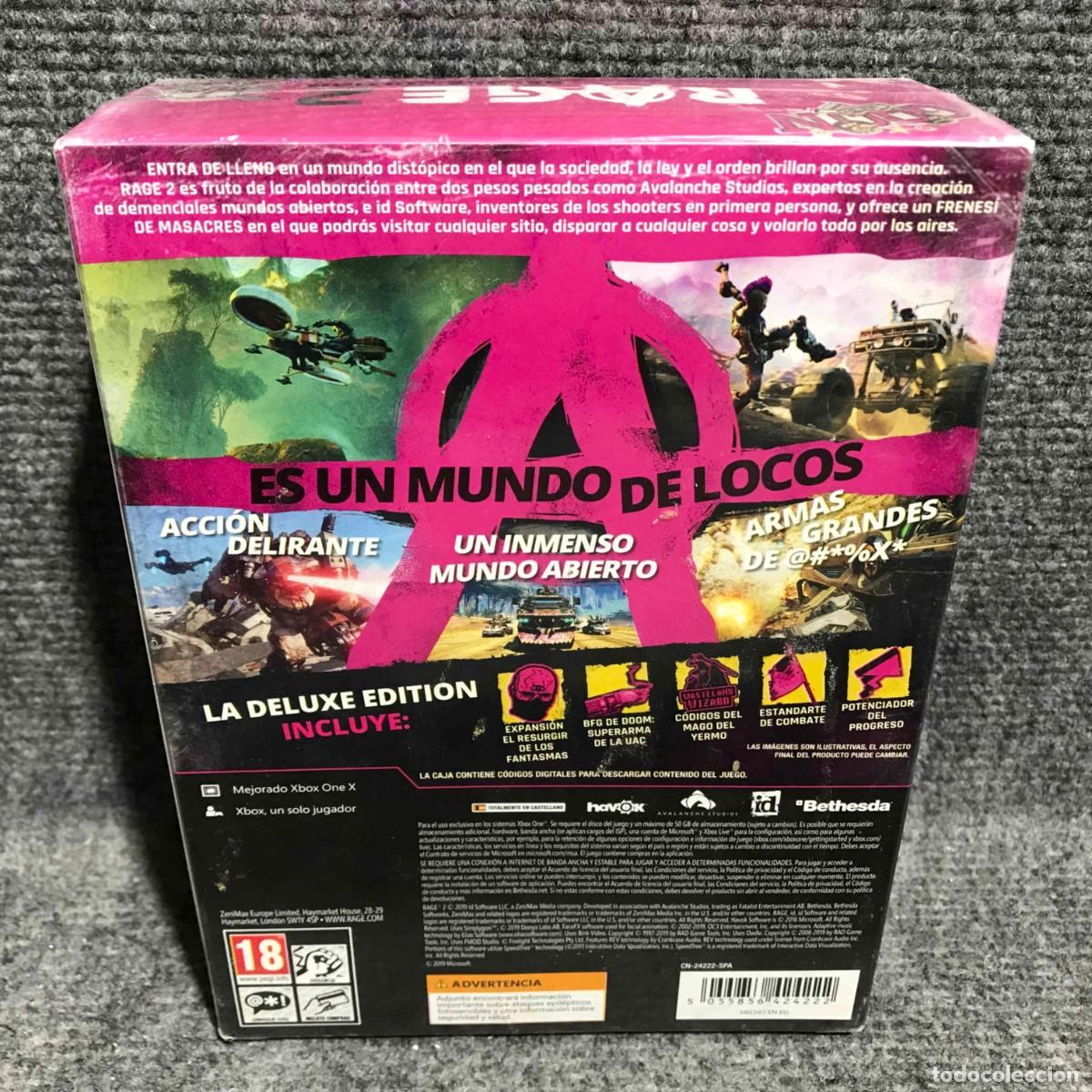 Xbox One de segunda mano: RAGE 2 DELUXE EDITION NUEVO PRECINTADO MICROSOFT XBOX ONE - Foto 2