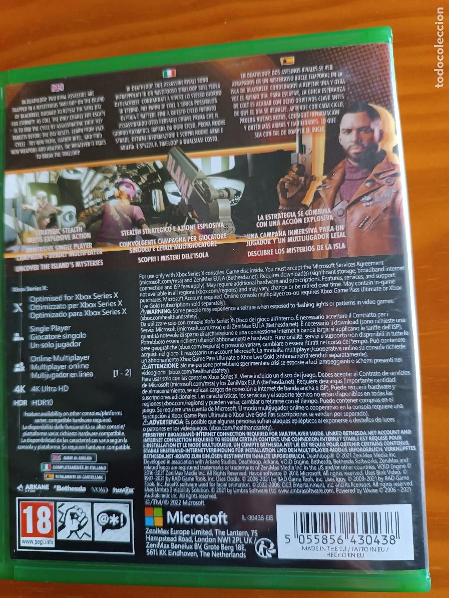 Xbox One de segunda mano: DEATHLOOP XBOX SERIES X PAL ESPA&Ntilde;A - Foto 2