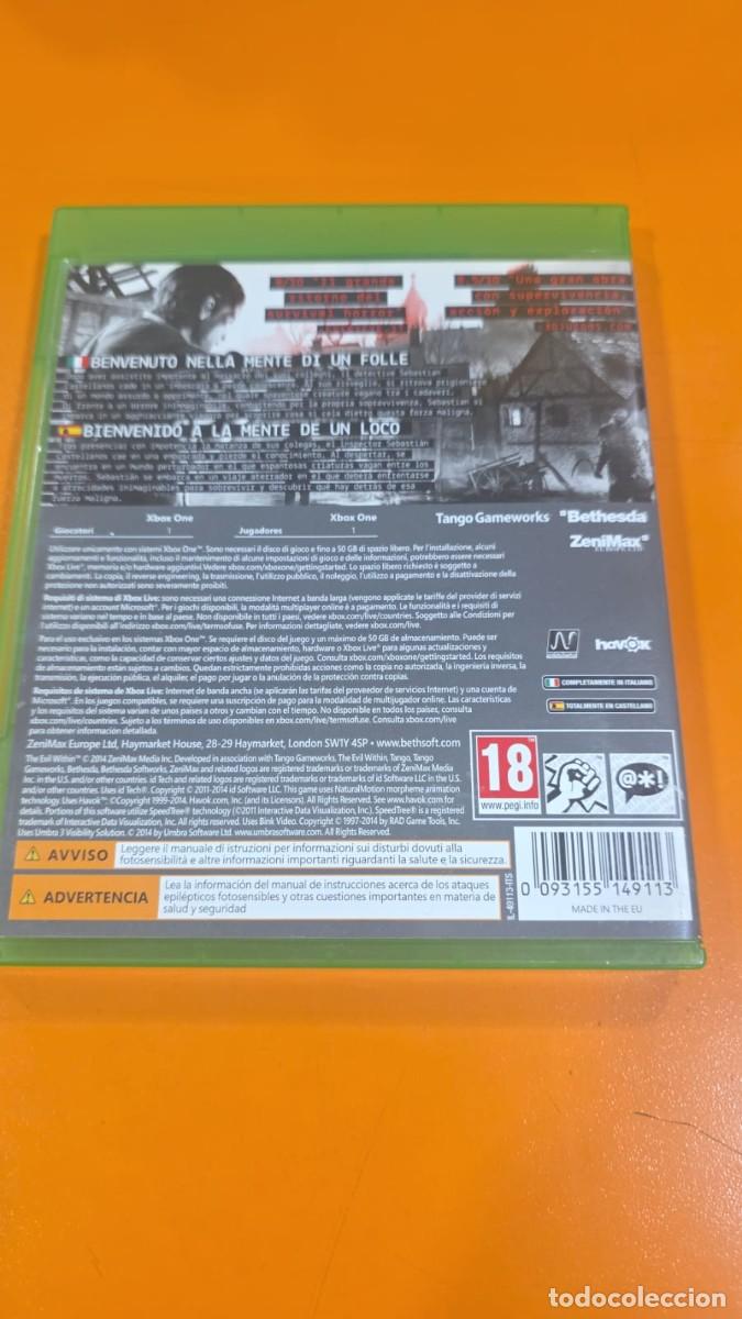 Xbox One de segunda mano: The Evil Within [XBOX ONE] - Foto 2