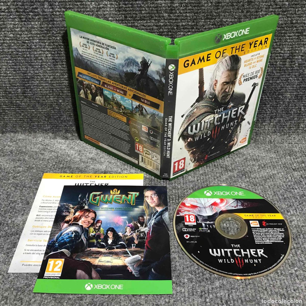 Xbox One de segunda mano: THE WITCHER III WIND HUNT GOTY MICROSOFT XBOX ONE