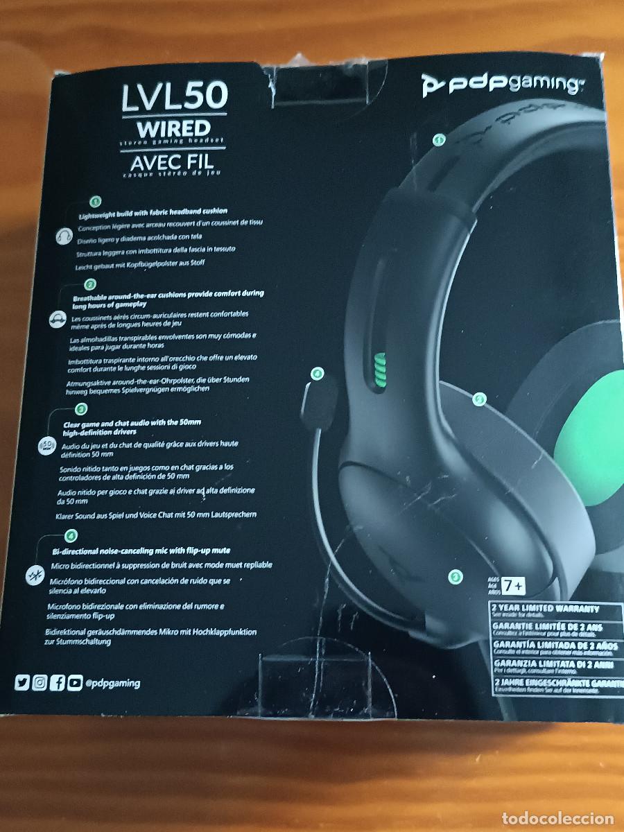 Xbox One de segunda mano: AURICULARES PDP LVL50 WIRED CON CABLE - Foto 2