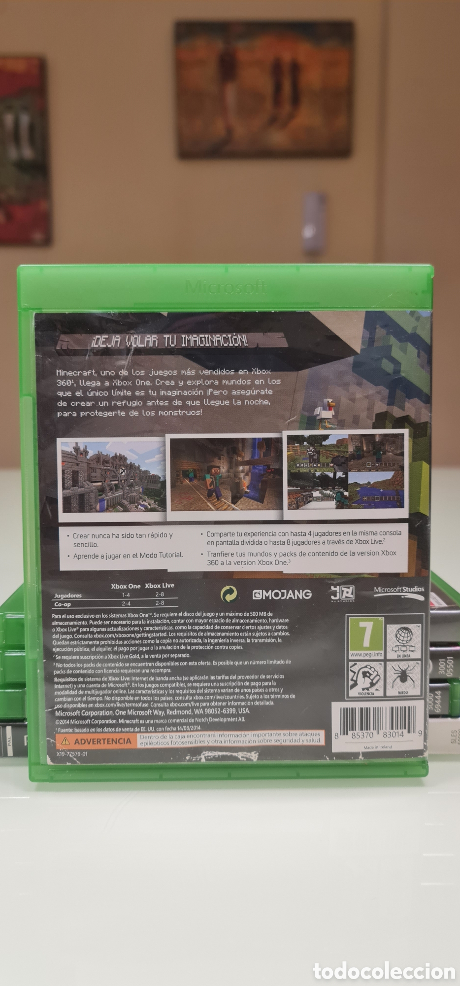 Xbox One de segunda mano: Minecraft Xbox One Edici&oacute;n PAL Espa&ntilde;a - Foto 3